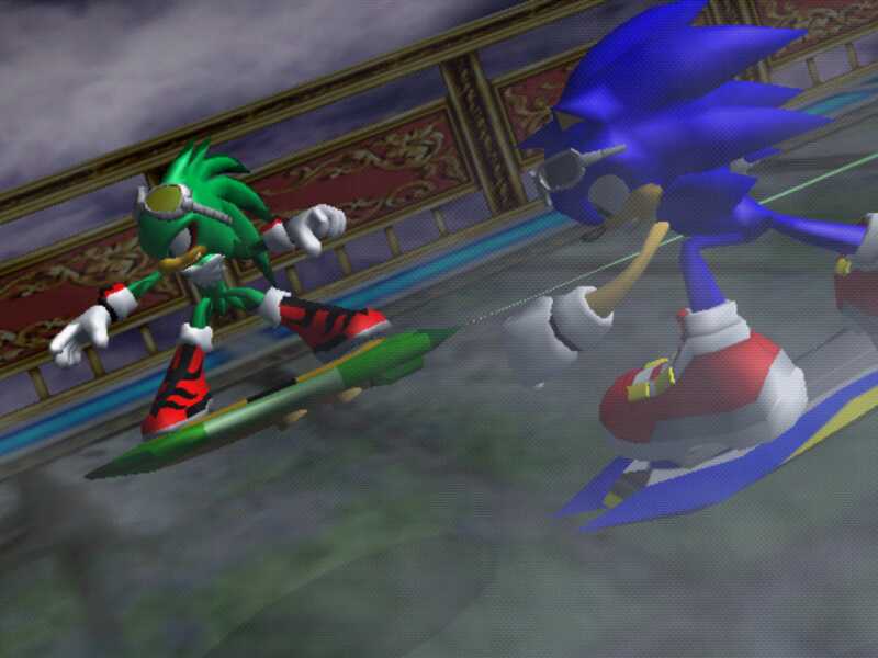 captura de tela de sonic riders